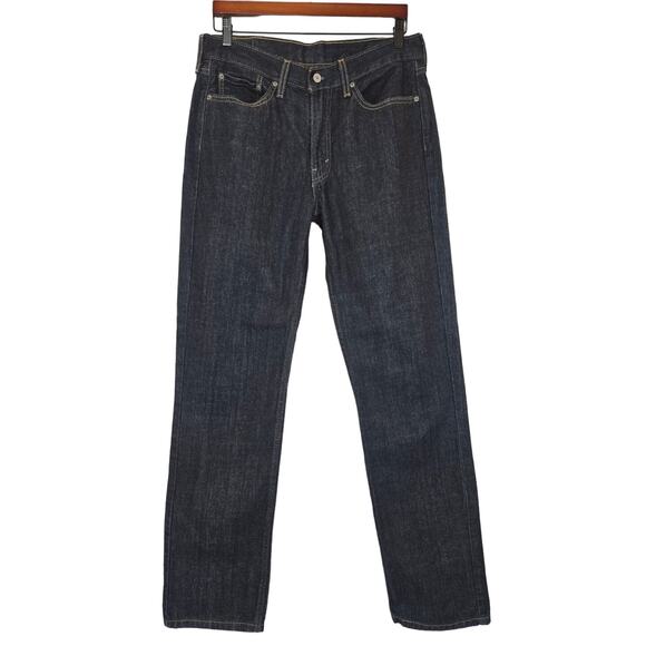 Levi's Other - Levi's 514 Straight Fit Mens Dark Blue Jeans 33x34